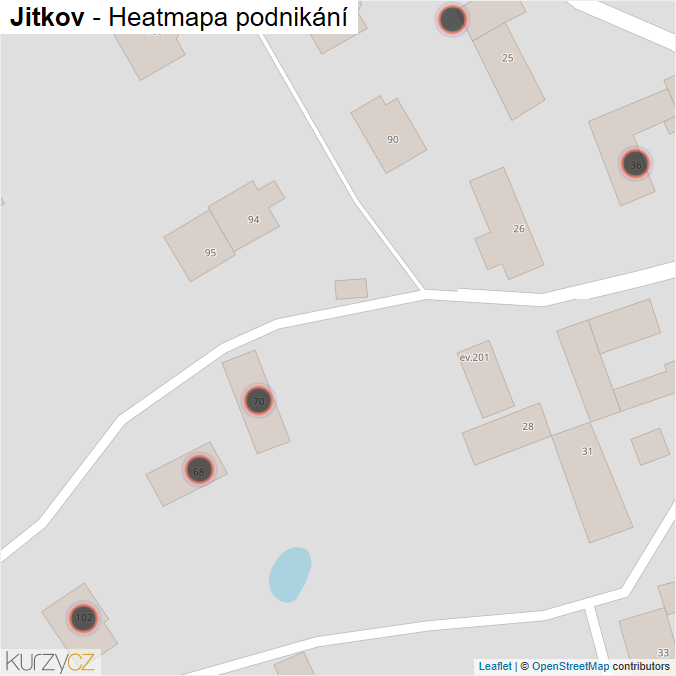 Mapa Jitkov - Firmy v obci.