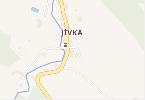 Jívka v obci Jívka - mapa části obce