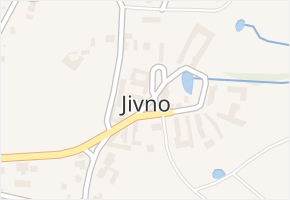 Jivno v obci Jivno - mapa části obce