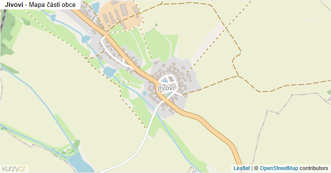 Jívoví - mapa části obce