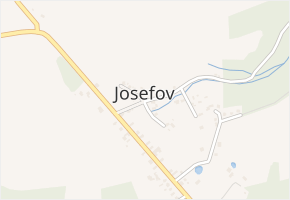 Josefov v obci Josefov - mapa části obce