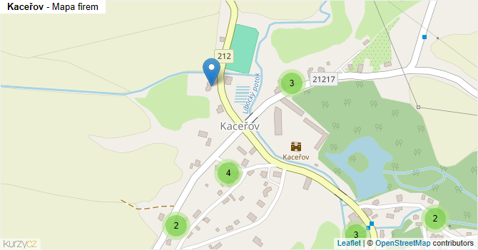 Kaceřov - mapa firem