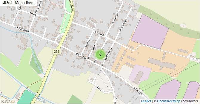 Jižní - mapa firem