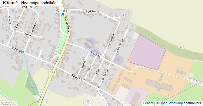 K farmě - mapa podnikání