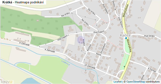 Krátká - mapa podnikání