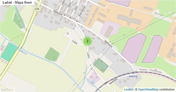 Luční - mapa firem