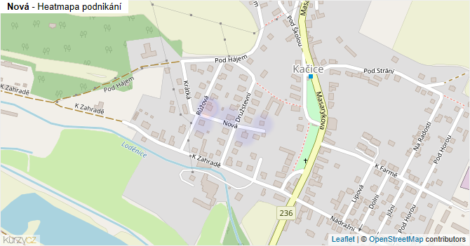 Nová - mapa podnikání