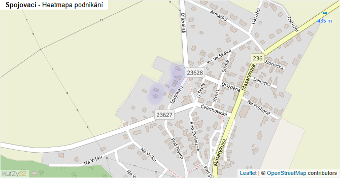 Spojovací - mapa podnikání