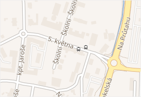 5. května v obci Kadaň - mapa ulice