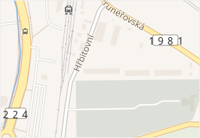 Hřbitovní v obci Kadaň - mapa ulice