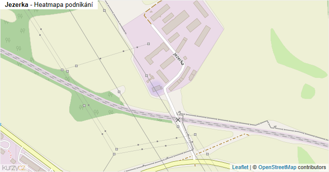 Jezerka - mapa podnikání