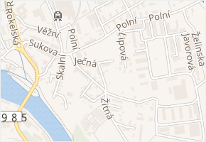 Jitřní v obci Kadaň - mapa ulice