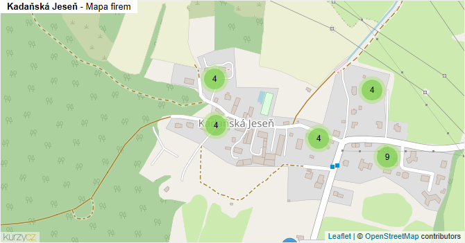Kadaňská Jeseň - mapa firem