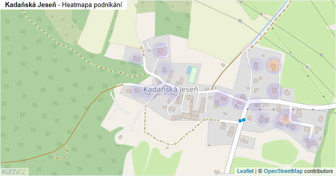 Kadaňská Jeseň - mapa podnikání