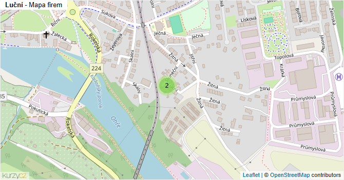 Luční - mapa firem