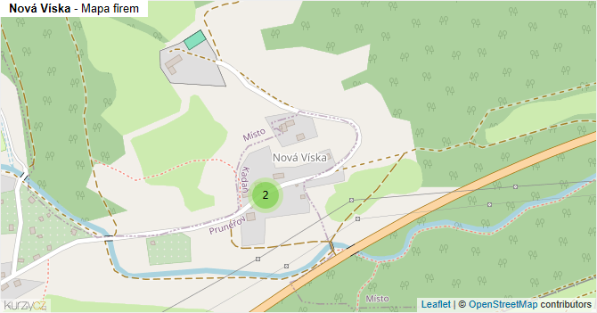 Nová Víska - mapa firem