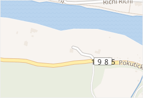 Pokutická v obci Kadaň - mapa ulice