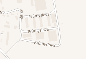 Průmyslová v obci Kadaň - mapa ulice