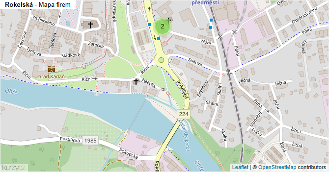 Rokelská - mapa firem
