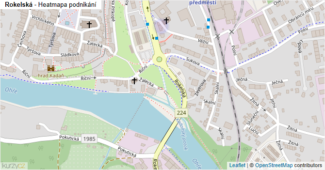 Rokelská - mapa podnikání