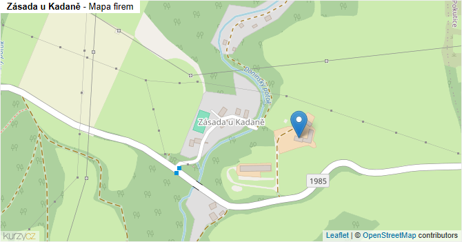 Zásada u Kadaně - mapa firem