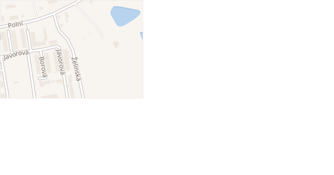 Želinská v obci Kadaň - mapa ulice