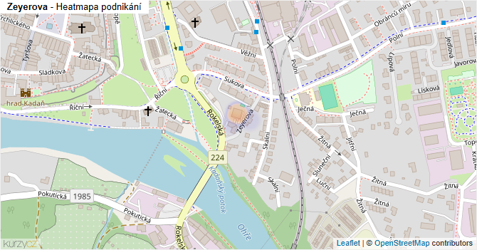 Zeyerova - mapa podnikání