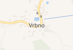 Vrbno v obci Kadov - mapa části obce