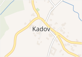 Kadov v obci Kadov - mapa části obce