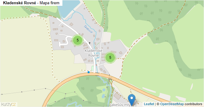 Kladenské Rovné - mapa firem