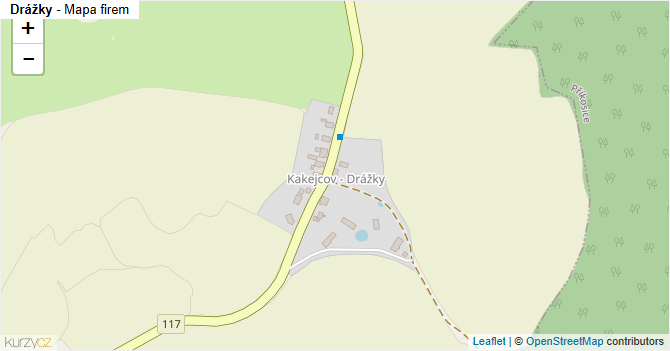 Drážky - mapa firem