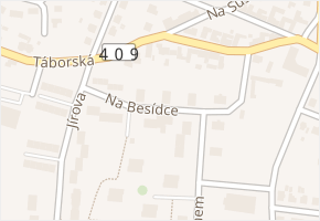 Na Besídce v obci Kamenice nad Lipou - mapa ulice