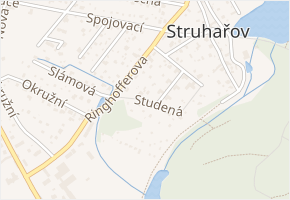 Studená v obci Kamenice - mapa ulice