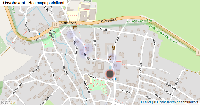 Osvobození - mapa podnikání