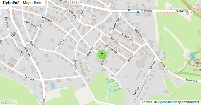 Rybniště - mapa firem