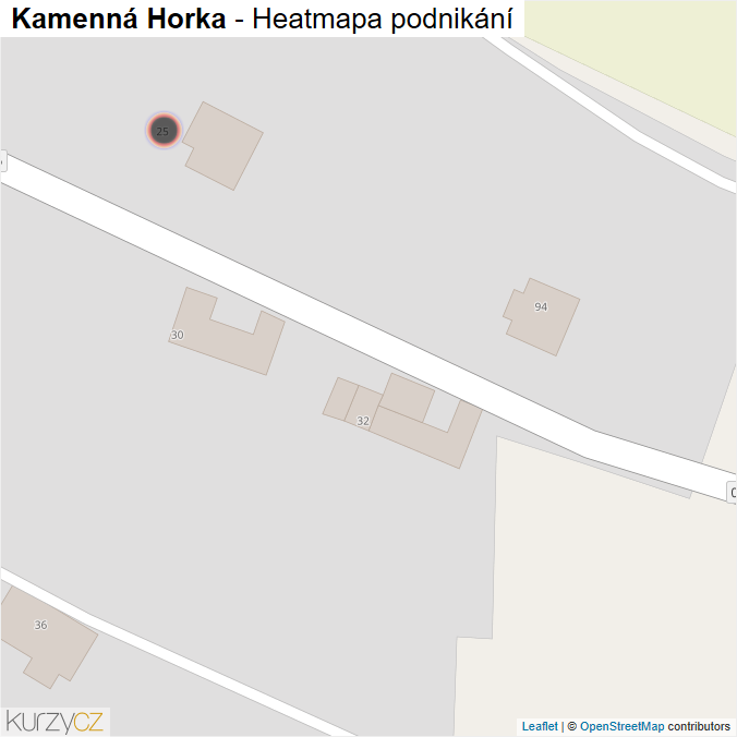 Mapa Kamenná Horka - Firmy v obci.