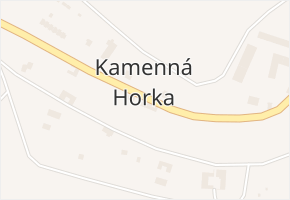 Kamenná Horka v obci Kamenná Horka - mapa části obce