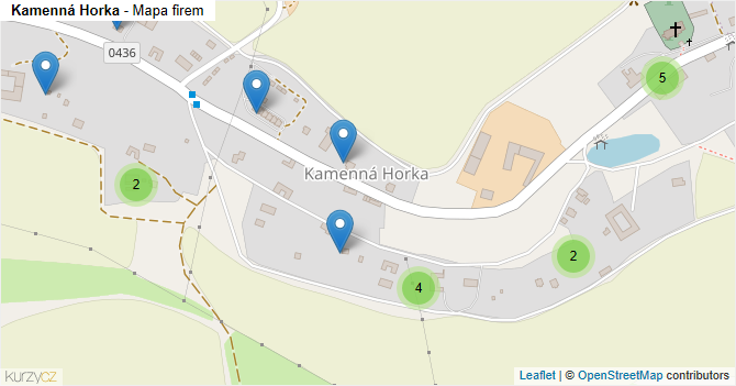 Kamenná Horka - mapa firem