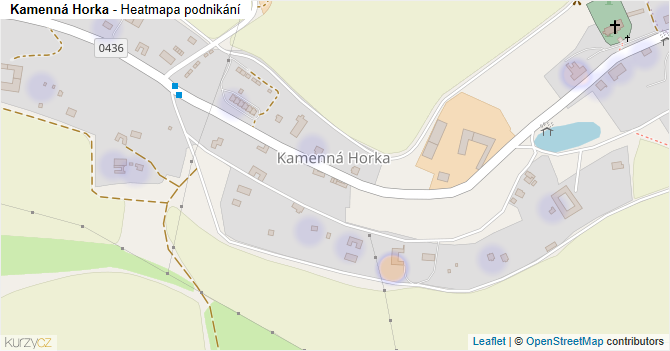 Kamenná Horka - mapa podnikání