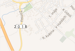 Julia Fučíka v obci Kamenné Žehrovice - mapa ulice