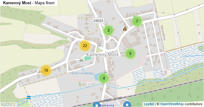 Kamenný Most - mapa firem