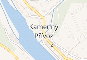 Kamenný Přívoz v obci Kamenný Přívoz - mapa části obce
