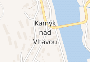 Kamýk nad Vltavou v obci Kamýk nad Vltavou - mapa části obce