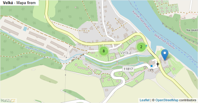 Velká - mapa firem