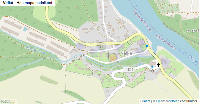 Velká - mapa podnikání