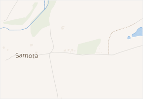 Samota v obci Kaplice - mapa ulice