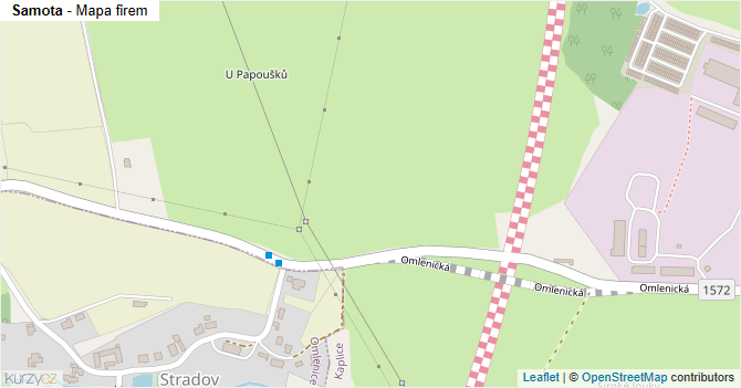 Samota - mapa firem