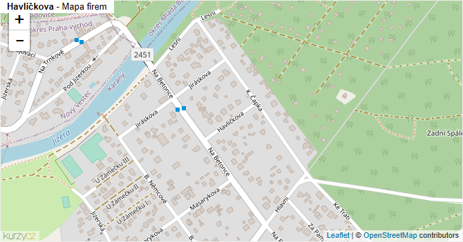 Havlíčkova - mapa firem