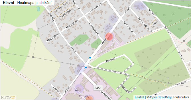 Hlavní - mapa podnikání