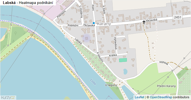 Labská - mapa podnikání